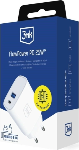 Schnelles Laden bis zu 25 W