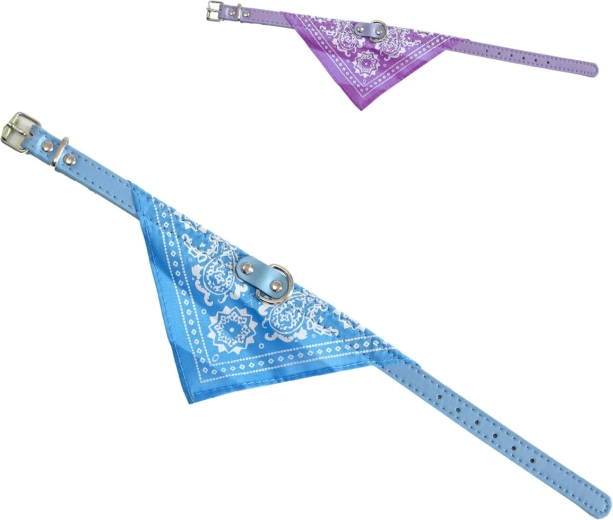 Collier pour chien avec bandana 37 cm (assortiment de 4 variantes)