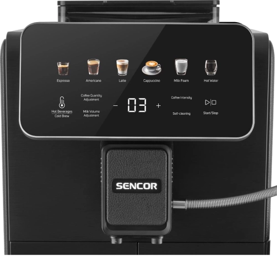 Café chaud et froid d’une simple pression