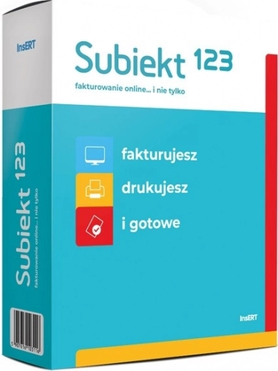Subiekt 123 – spletno izdajanje računov za 12 mesecev (licenca BOX)
