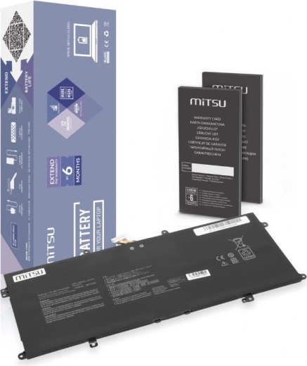 Batteria MITSU C41N1904 per ASUS ZenBook/VivoBook 67 Wh 15,48 V