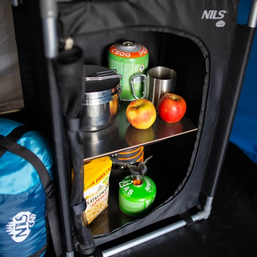 Pannello frontale ventilato e 2 ripiani