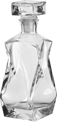 Glazen karaf Łamana 0,375 l