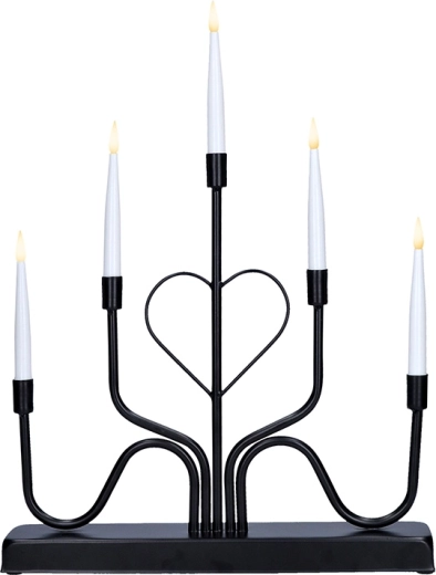 Design met vijf armen en warmwitte LED