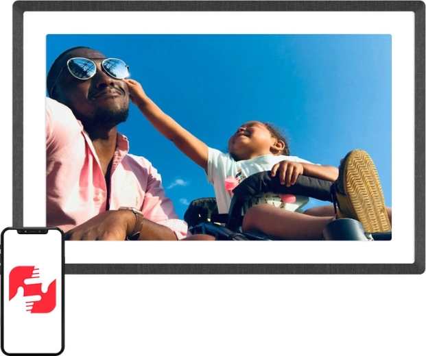 Inteligentný digitálny fotorámik Lexar 11" 2K čierny