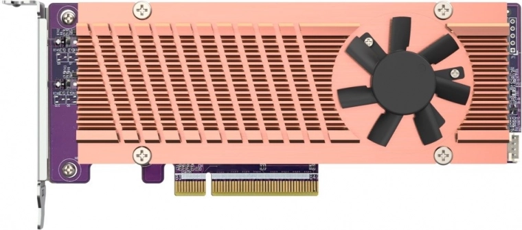 Scheda di espansione QNAP QM2-2P-384A per 2× M.2 NVMe SSD (PCIe 3.0 x8)