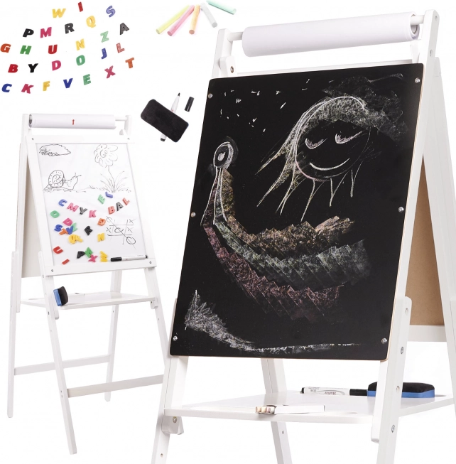 Large Double-Sided Magnetic Chalkboard