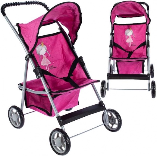 Poppenwagen Little Princess Rose