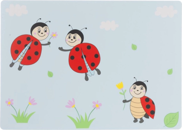 Set de table enfant en plastique Coccinelle 35 × 25 cm
