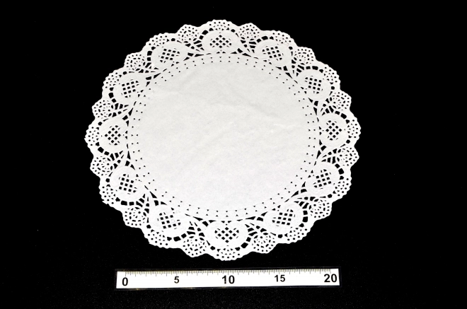 Papieren taartonderleggers 29 cm (8 stuks)