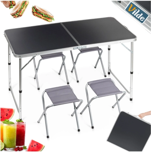 Set da campeggio completo per 4 persone
