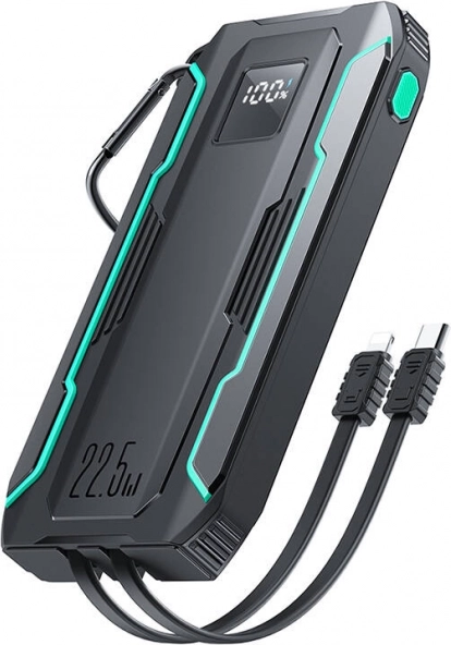 Joyroom Power Bank 10000 mAh with Lightning and USB-C Cable