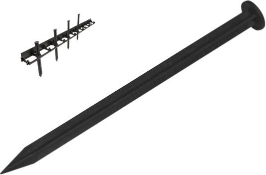 Ancrage en plastique pour bordures de jardin 25 cm