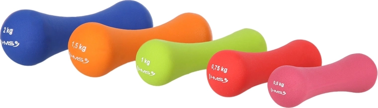 Haltère monobloc en néoprène 1 kg HMS