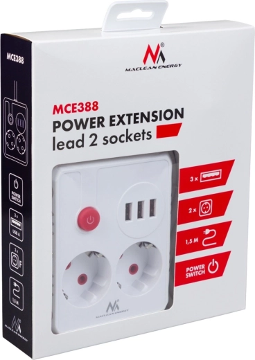 Compact design with 1.5 m cable