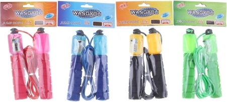 Plastic jump rope with counter 2.5 m