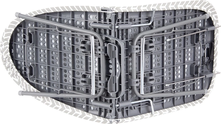 Stable metal frame with anti-slip