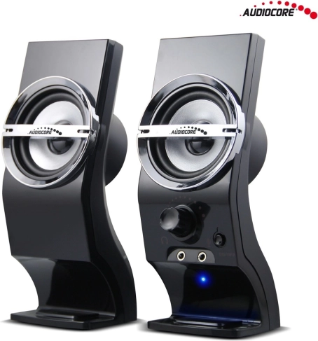 AUDIOCORE AC805 6 W USB Computer Speakers black