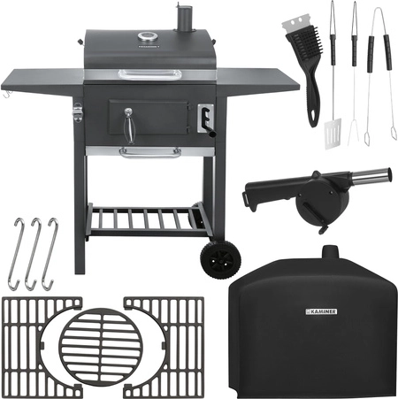 Contrôle précis de la température avec couvercle et cheminée