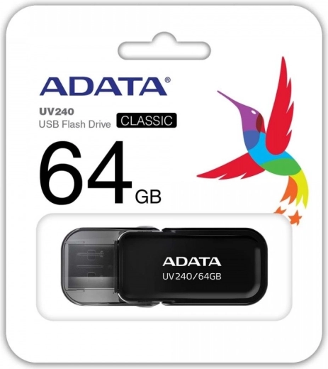 Chiavetta USB ADATA UV240 64 GB USB 2.0 nera