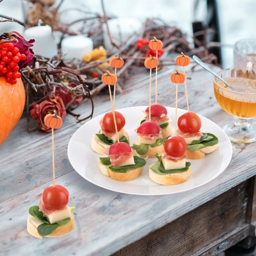 Motif citrouille d’Halloween pour un service thématique