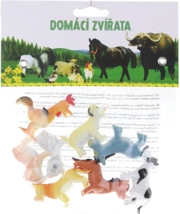 Happy Farm Animals – set of plastic figures in a bag