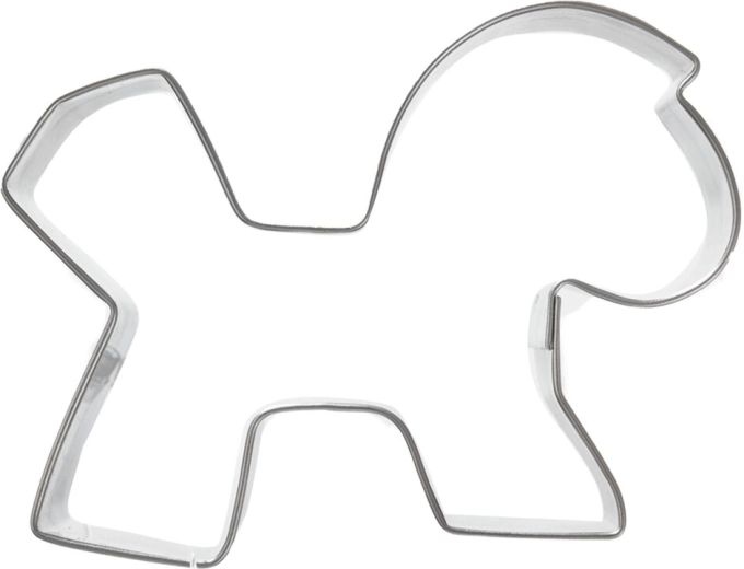 Emporte-pièce en acier inoxydable – cheval