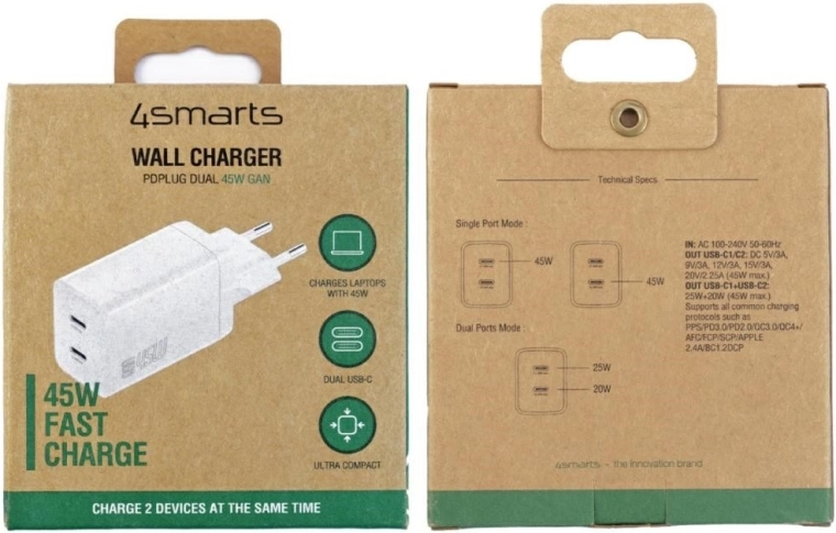 Ricarica rapida e sicura per la maggior parte dei dispositivi