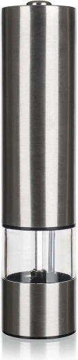 Elektrisk krydderikværn CULINARIA Tube 22,5 cm i rustfrit stål og akryl