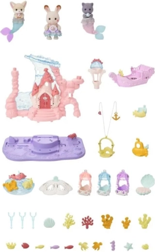 Trois figurines en velours avec articulations mobiles