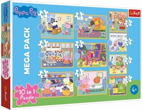 Puzzle 10v1 Peppa Pig