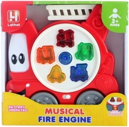 Autopompa dei pompieri sonora con luci