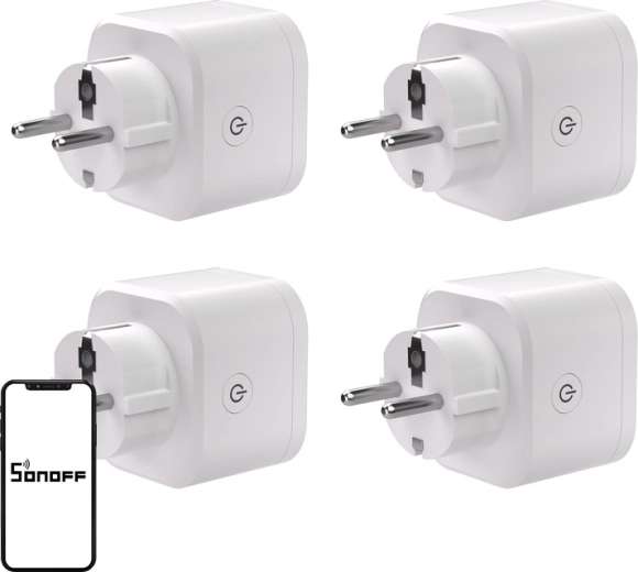 Sonoff S61S okos kültéri konnektor Matter támogatással (4 db)