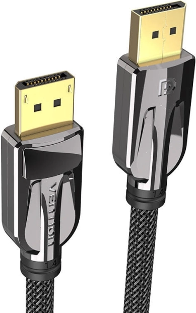 Vention kabel 2× DisplayPort 1.4, 8K 60 Hz, 3 m, černý