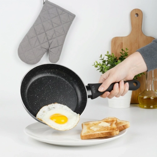 Non-stick granite surface for healthier cooking