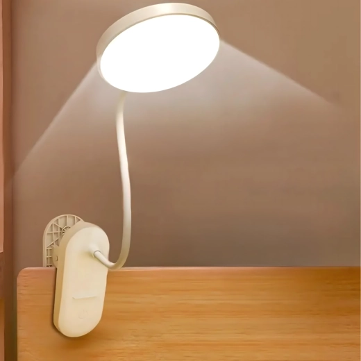 Trådløs LED-klipslampe til læsning og arbejde