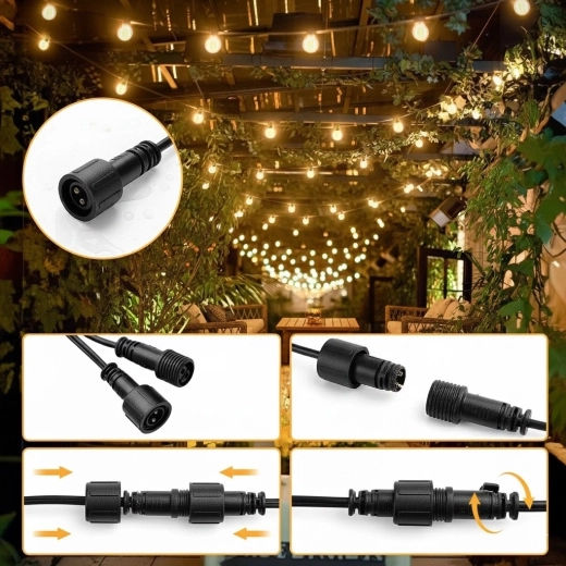 Durable outdoors all year – IP44 rating