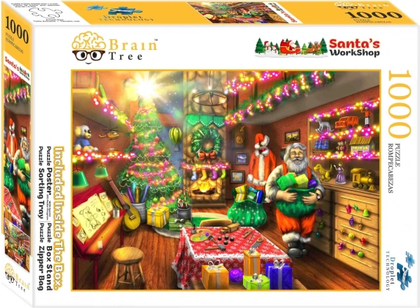 Puzzle di Natale Laboratorio di Babbo Natale - 1000 pezzi