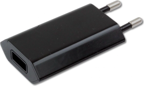 Black USB Charger 5V 1A