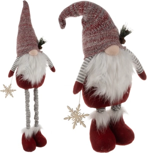 Gnomo di Natale - telescopico 82 cm Ruhhy 22315