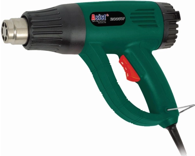 Varmluftpistol 2000 W med tilbehør ASIST