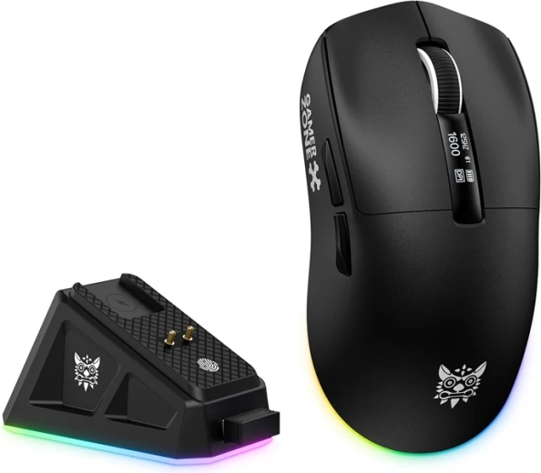 Mouse da gaming Onikuma DM07 RGB nera