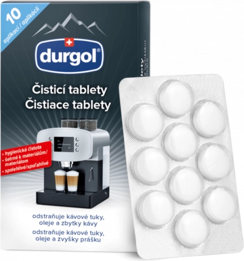 Durgol pastiglie detergenti per tutte le macchine da caffè 10 pz