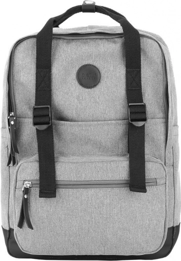 gray laptop backpack Himawari 15" waterproof, 16 l