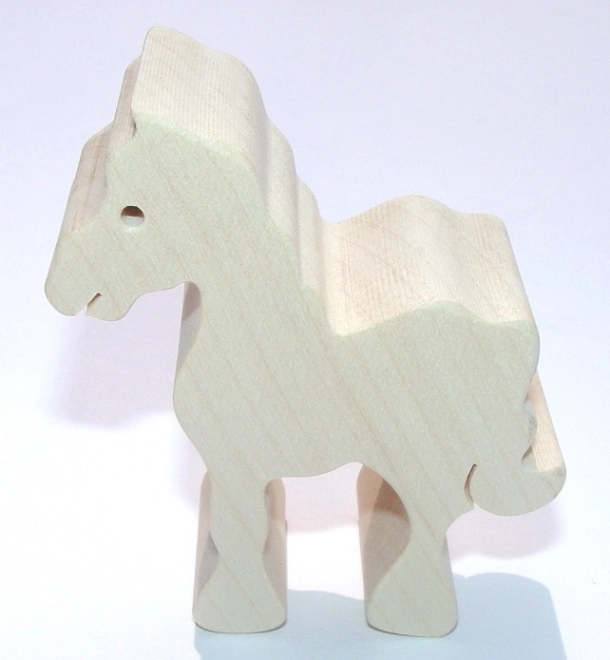 Fauna wooden animal horse