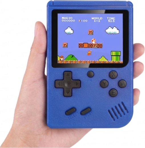 Console da gioco portatile SUP con 400 giochi, blu, per un giocatore
