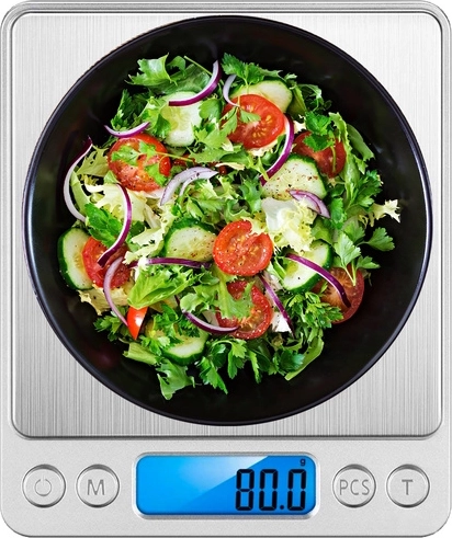 Backlit LCD and TARE function