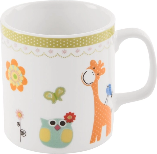Children's porcelain mug – Giraffe, 225 ml