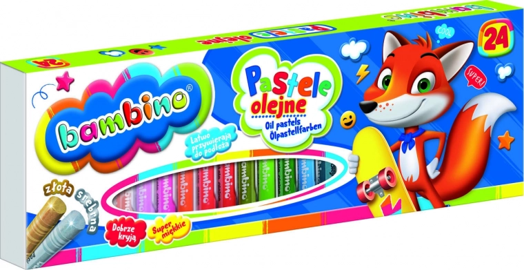 Bambino oil pastels 24 colors