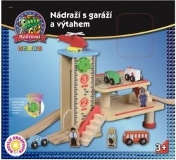 MAXIM Wooden Station with Garage and Elevator